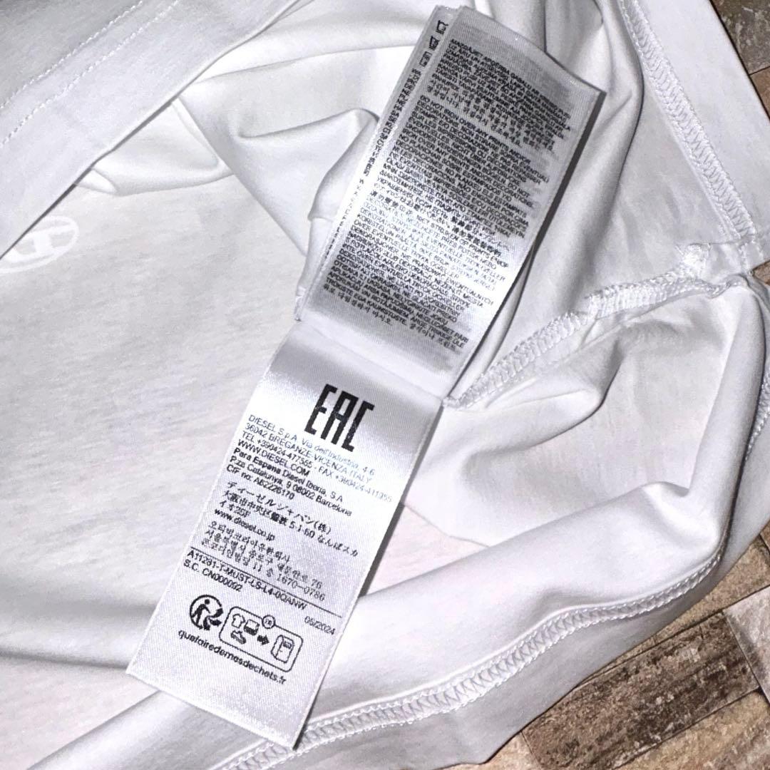 【新品】DIESEL ディーゼル／グラフィックロゴ ロングスリーブTシャツ L