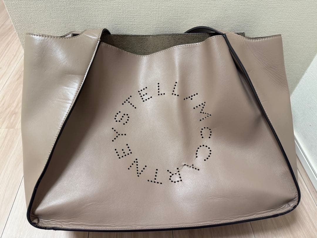 訳あり⭐︎STELLA McCARTNEY⭐︎ベージュ トートバッグ