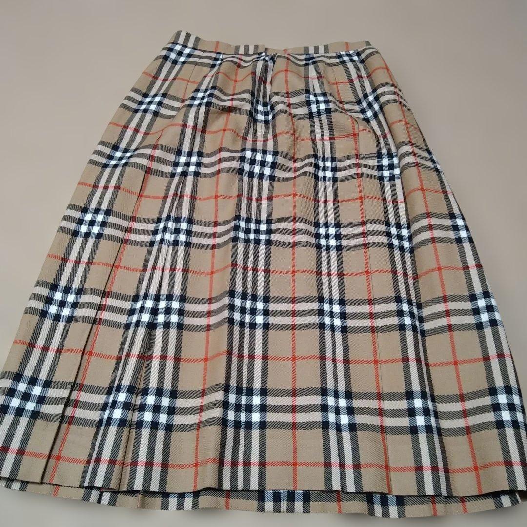 BURBERRYS バーバリー　ノバチェック　プリーツスカート　総柄　13号