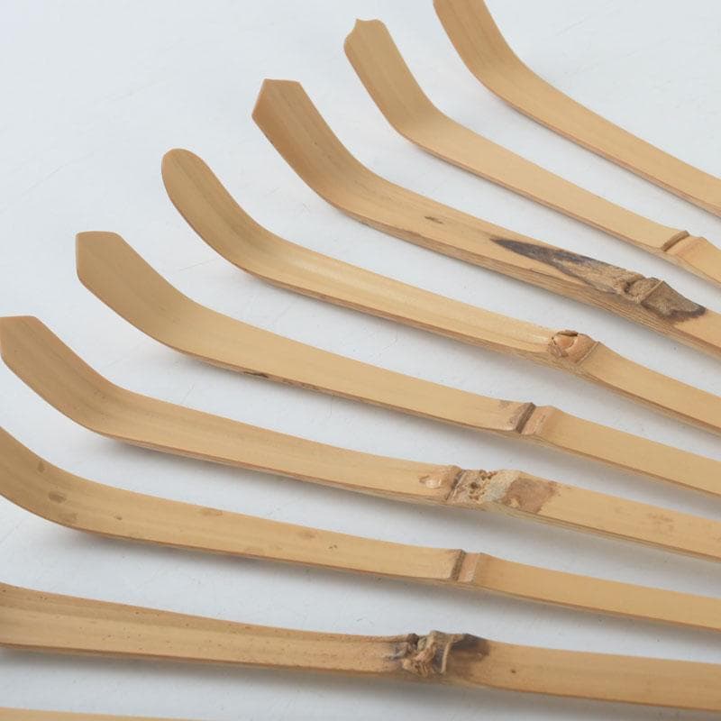 茶道具　茶杓師　影林宗篤作　歴代茶杓集　十五点揃　共箱　V　9882