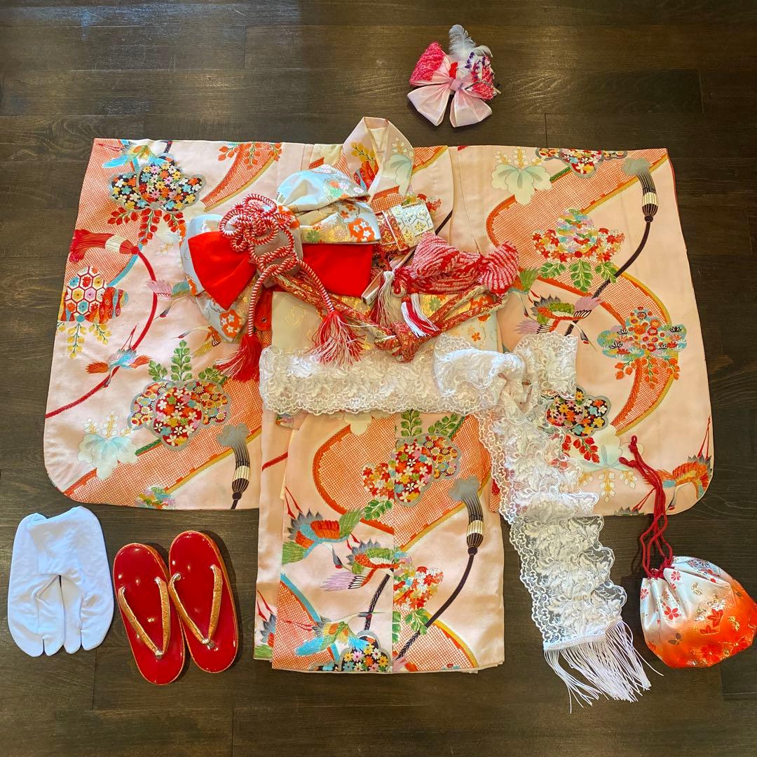 Nta様 アンティーク 七五三 三歳〜 着物 作り帯