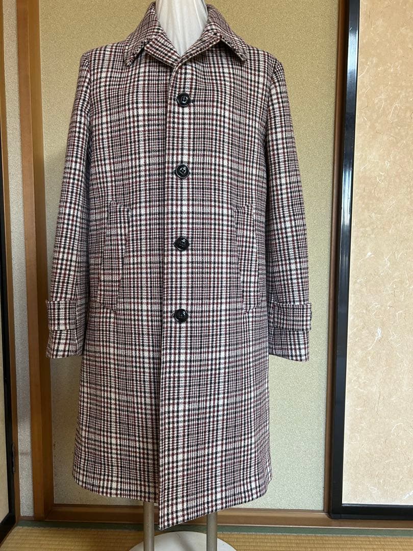 【美品】ドルモア ツイードコート チェック