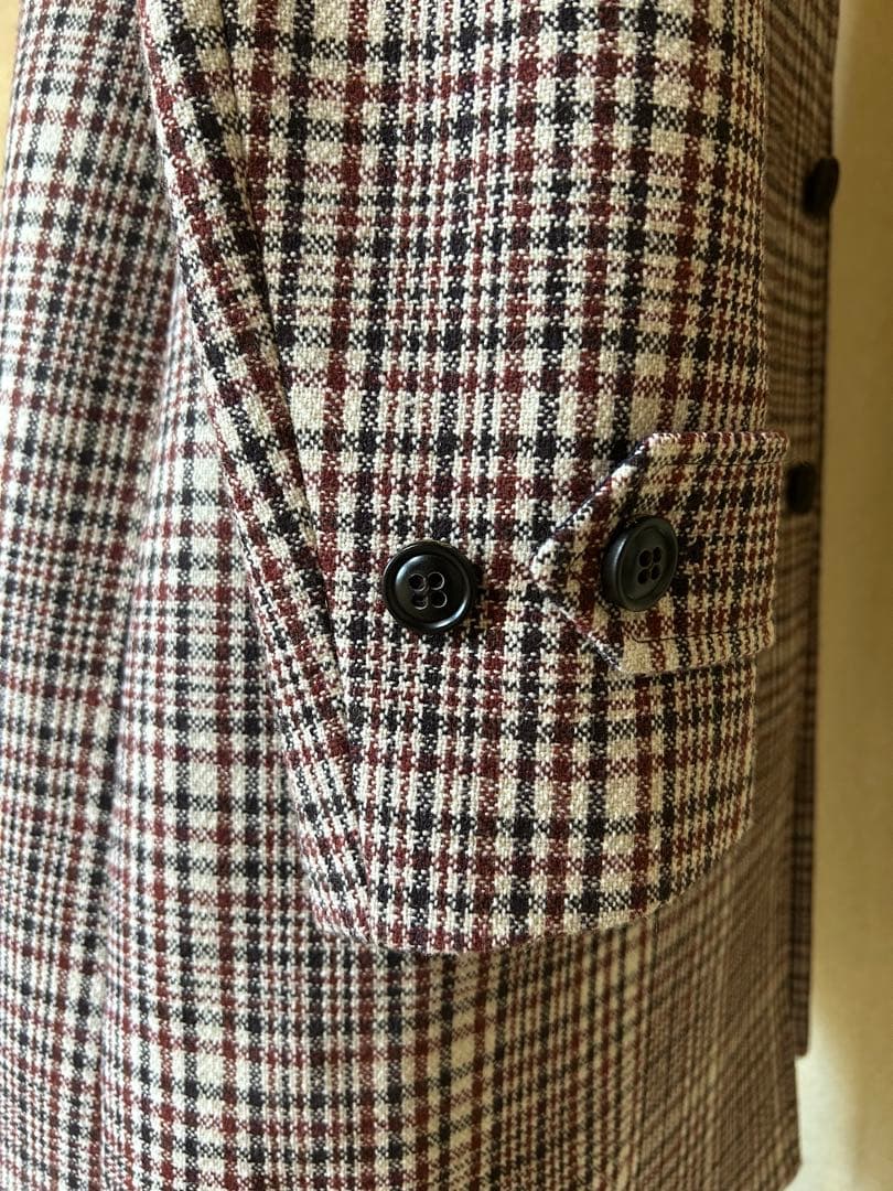 【美品】ドルモア ツイードコート チェック