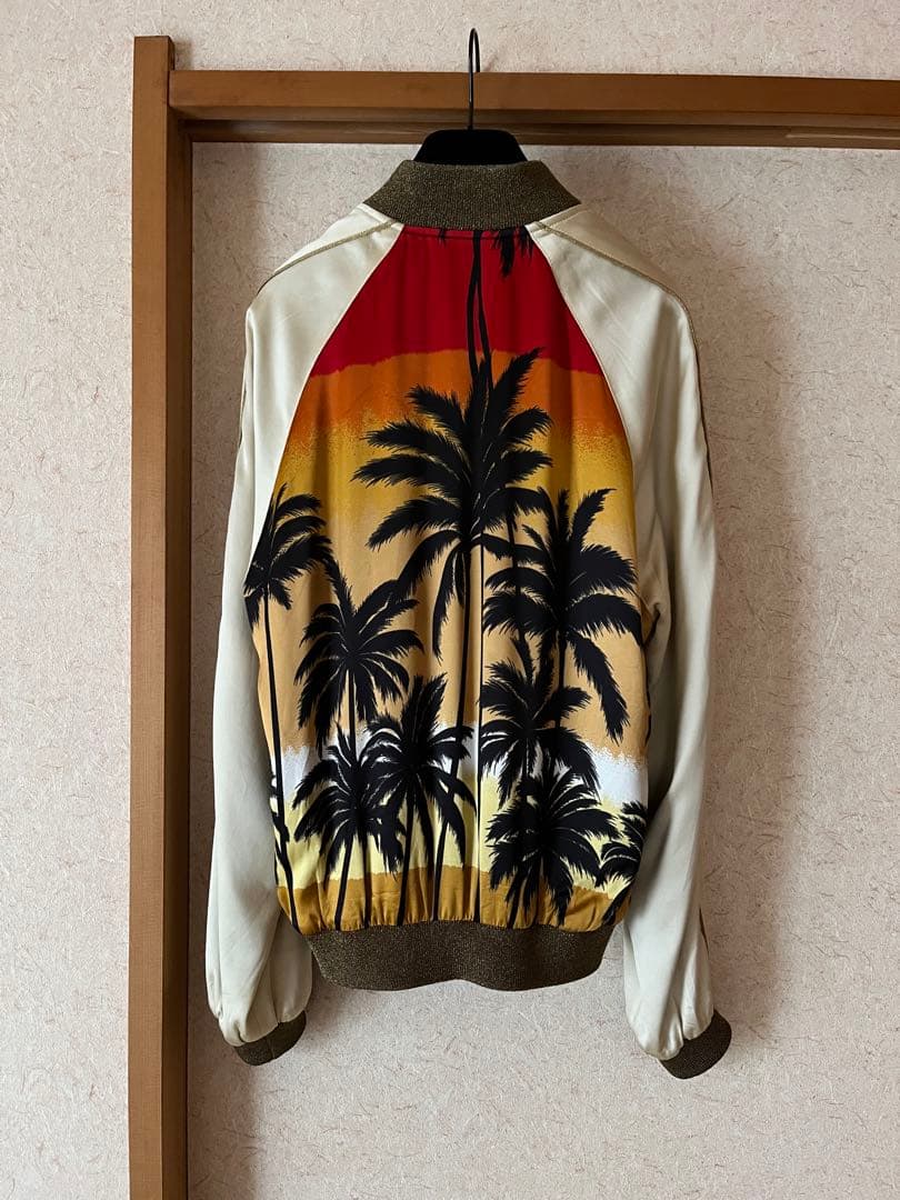 saint laurent paris エディ期　パームツリー　スカジャン　42