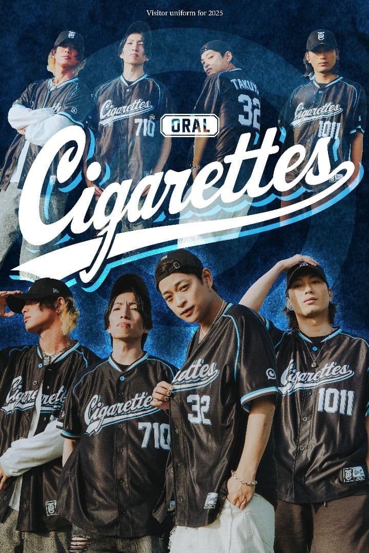 THE ORAL CIGARETTES ベースボールTシャツ2025