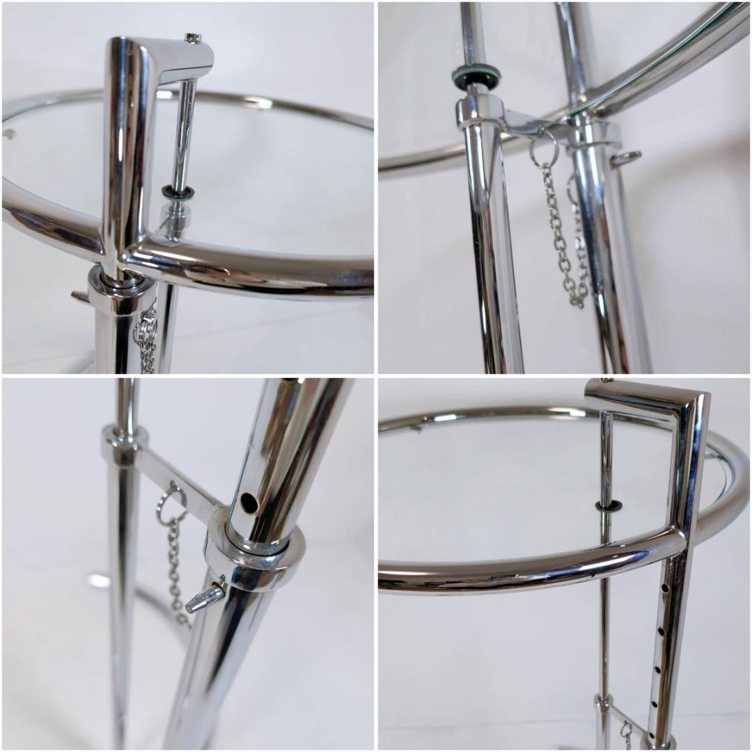 Eileen Gray アイリーングレイ リプロダクト サイドガラステーブル