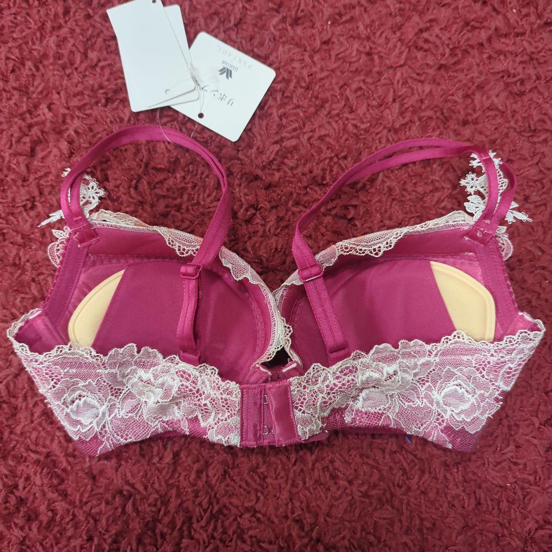 ワコールパルファージュリボンブラ、ショーツF65