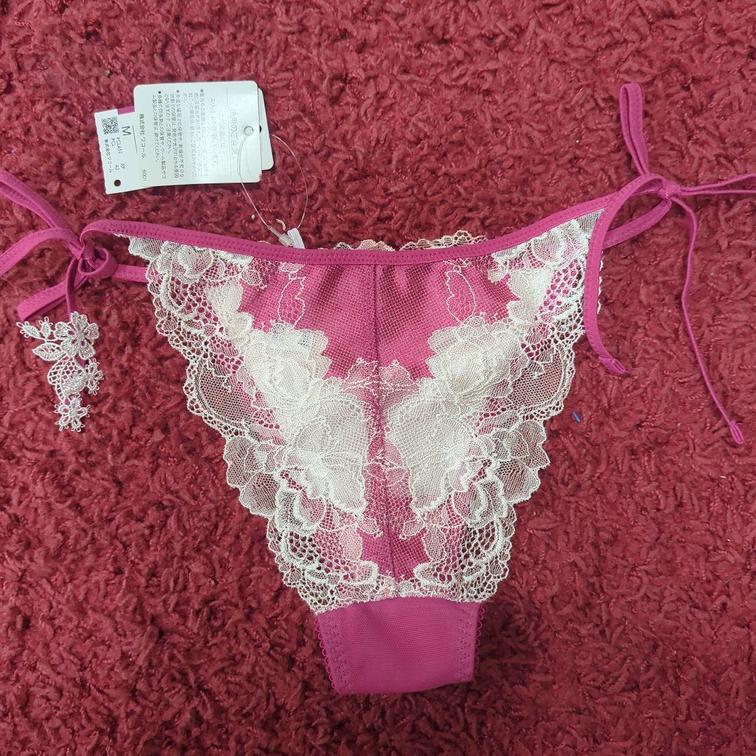 ワコールパルファージュリボンブラ、ショーツF65