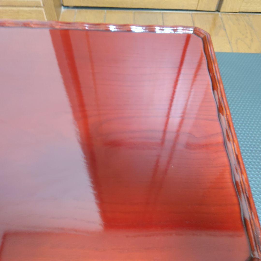 李朝家具　漆塗り 文机 花台 膳 アンティーク　状態美品寄り