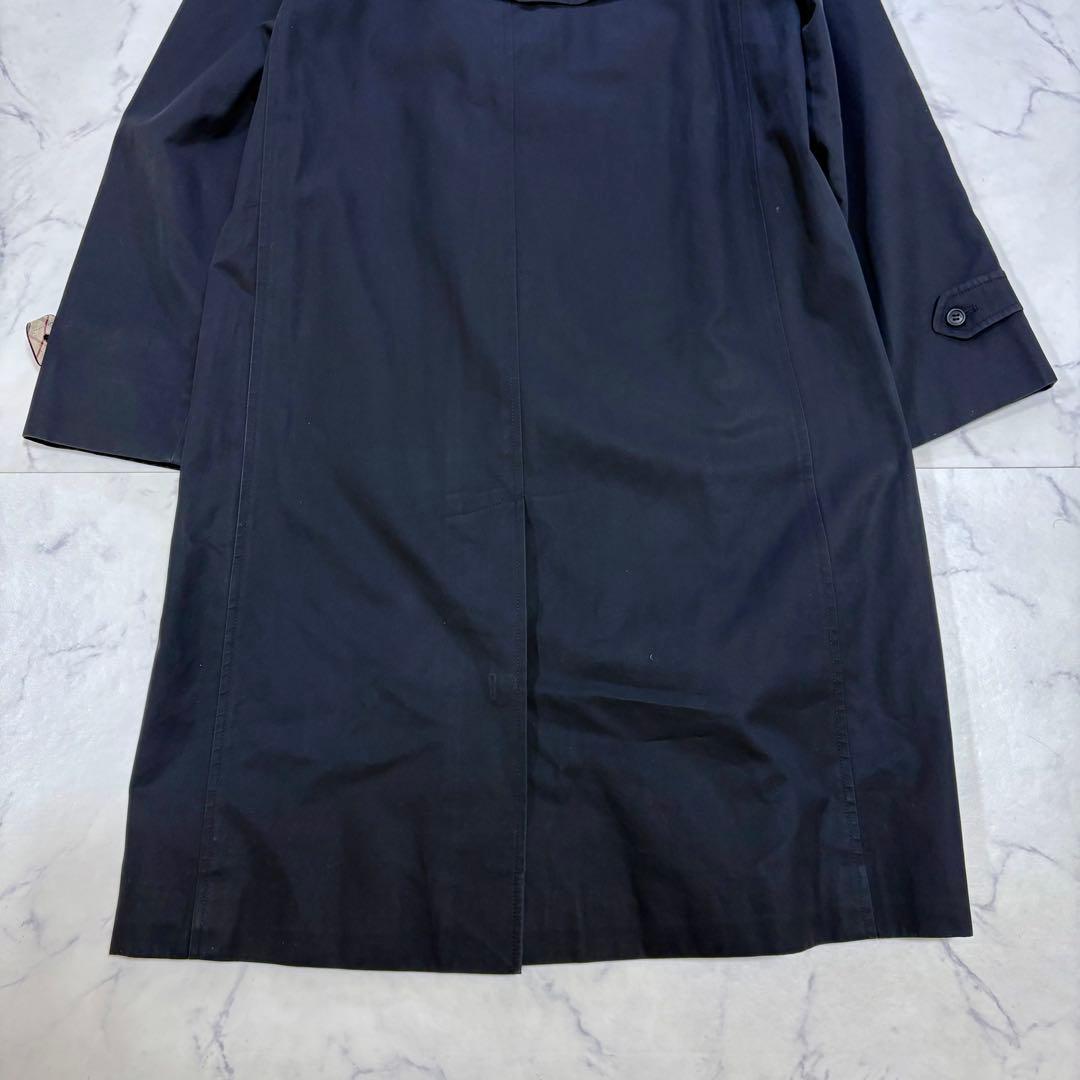 美品 BURBERRY LONDON ステンカラーコート ノバチェック L相当
