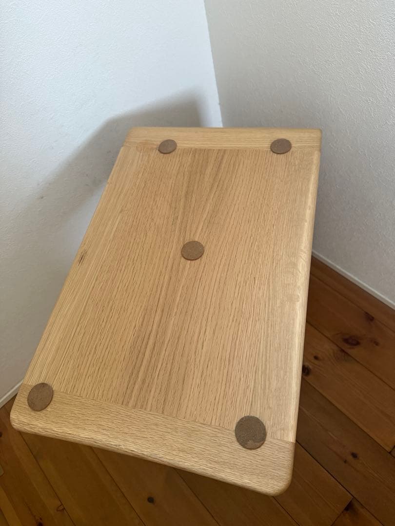 【美品】karimoku サイド テーブル ピュアオーク TU1970 ME