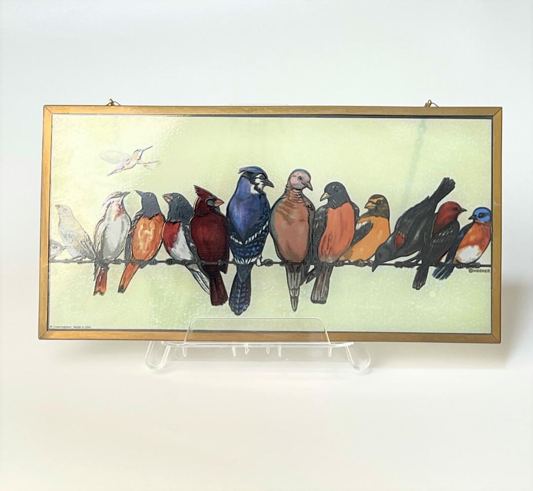 グラスマスターズ社 ステンドグラス CHORUSLINE 鳥