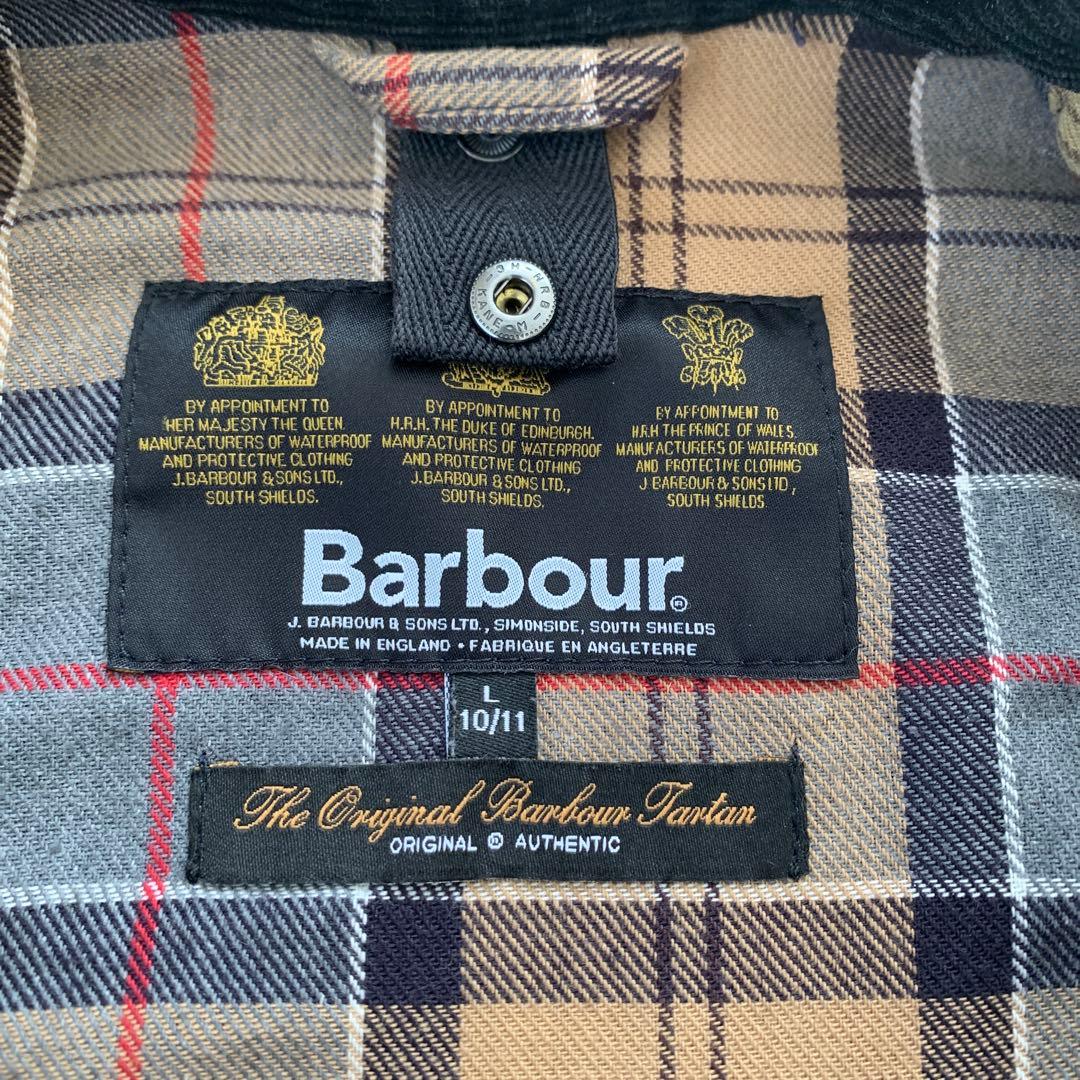 ニ*ー様 Barbour ビデイルレディースS ネイビー英国製Kids L(10