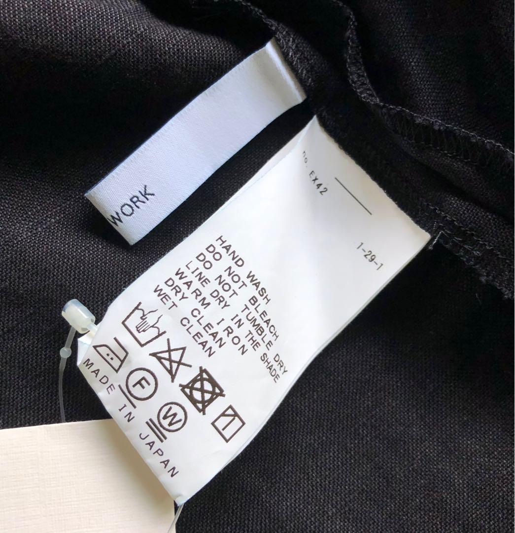 未使用　FRAMeWORK フレームワーク　リネンレーヨン　フリル　ブラウス　麻