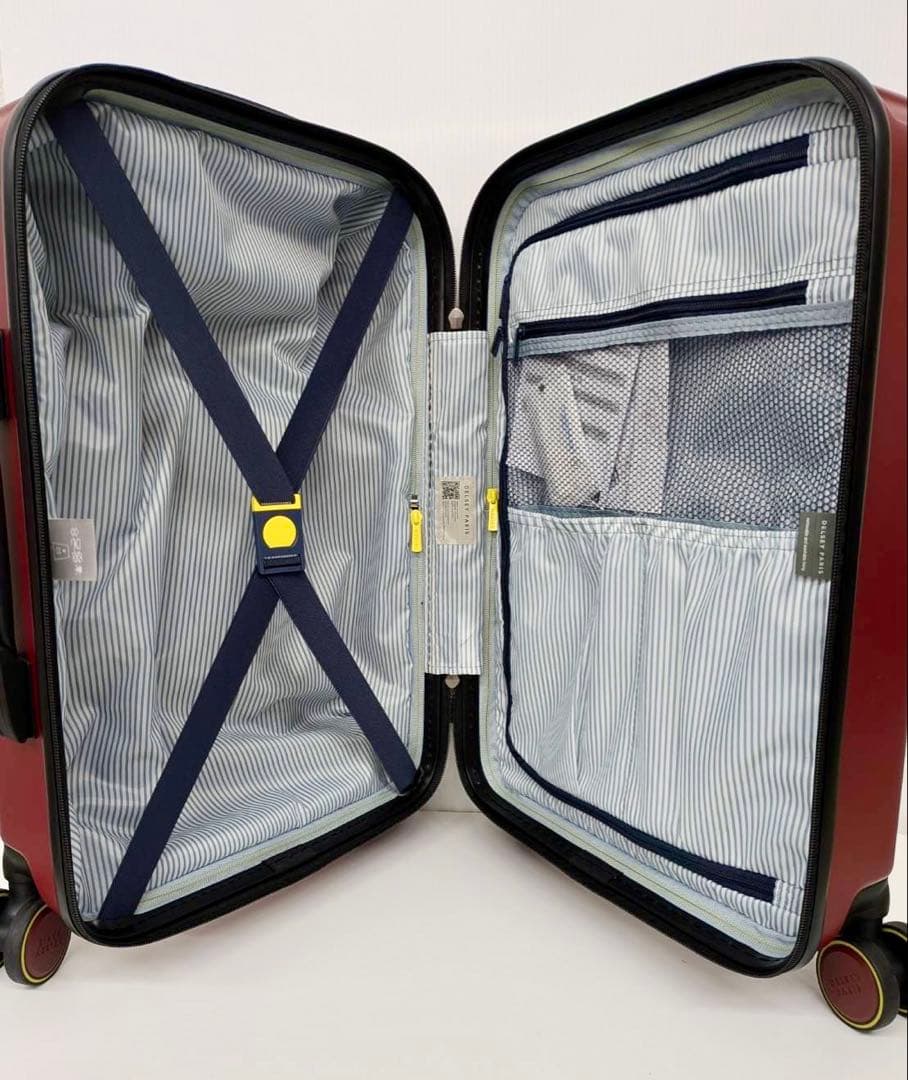 DELSEY デルセー アクセレイト スーツケース 2個セット ワインレッド