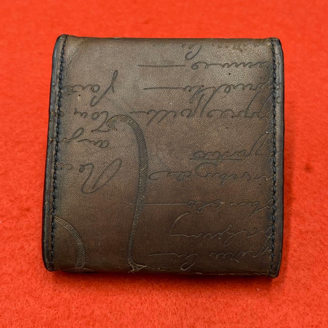 ベルルッティ ケース 小銭入れ レザー 革 ダークブラウン 濃茶