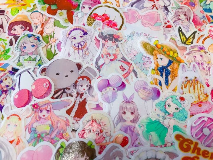 可愛いい❤️❤️人物マステフレークシール( ⸝⸝•ᴗ•⸝⸝ )151