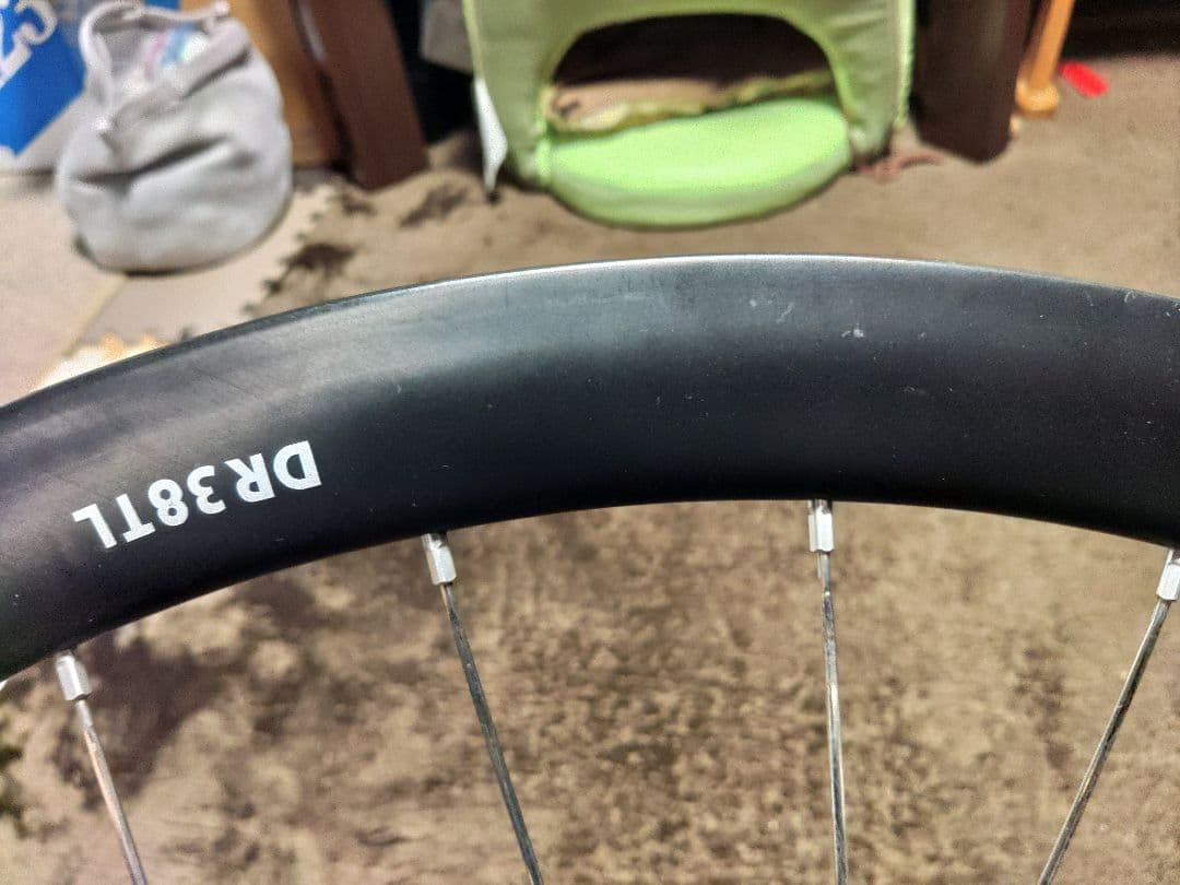 コグス手組み　カーボンホイールDR38TL industry nine ハブ