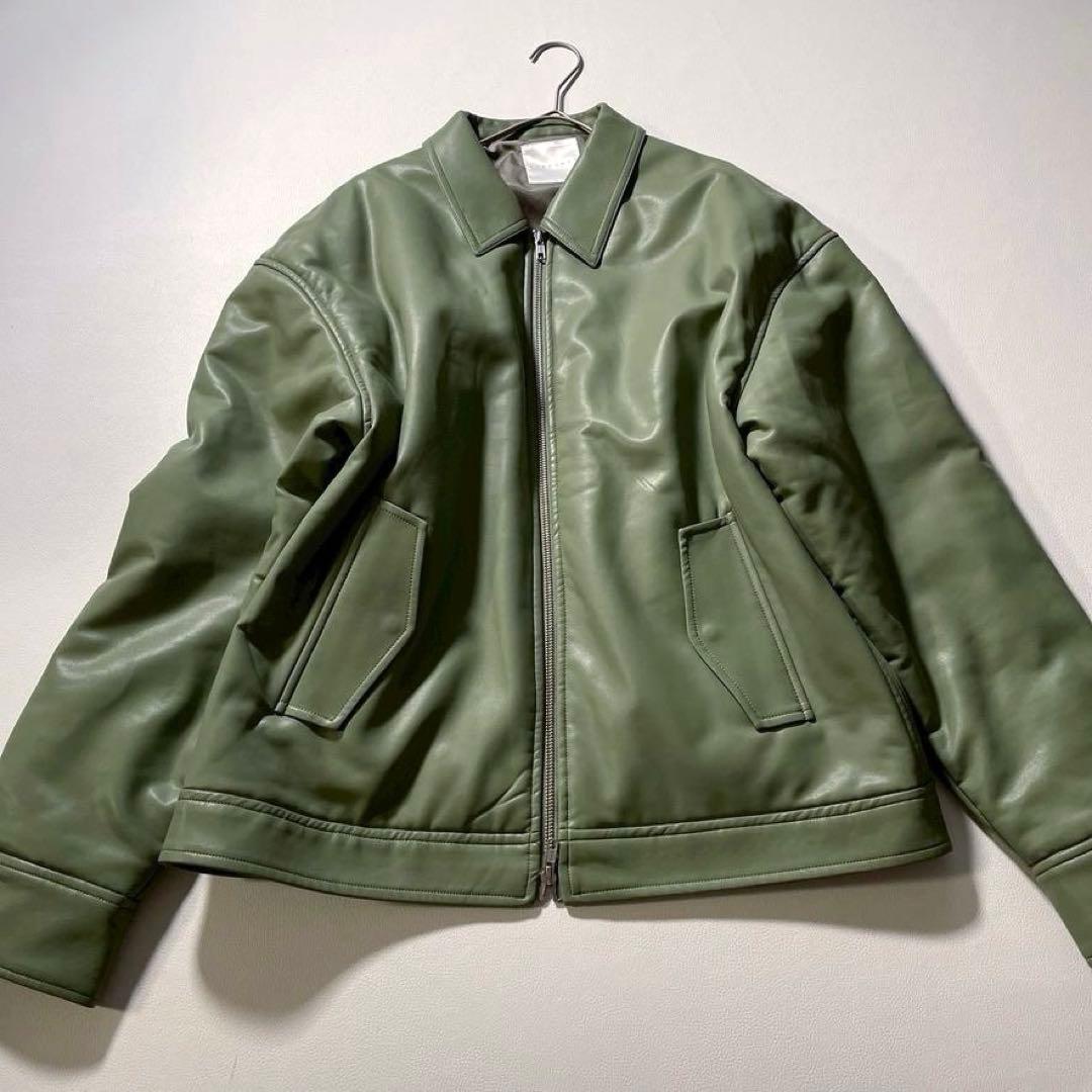 【kikiyxxx999】CITYSHOP　24AW レザーブルゾン