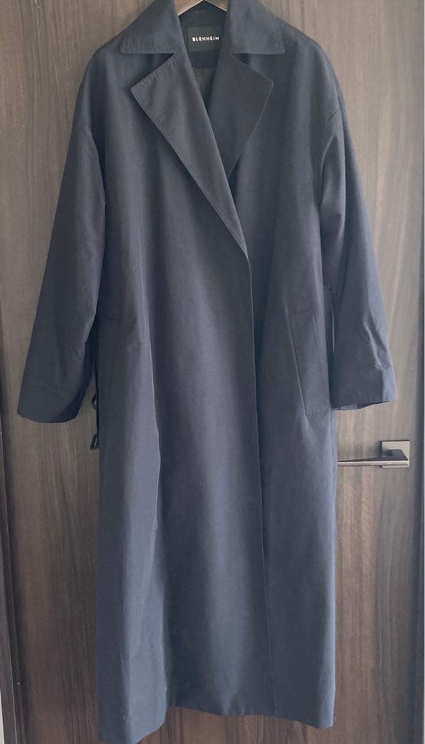 【美品】BLENHEIM ネイビー オーバーサイズトレンチコート