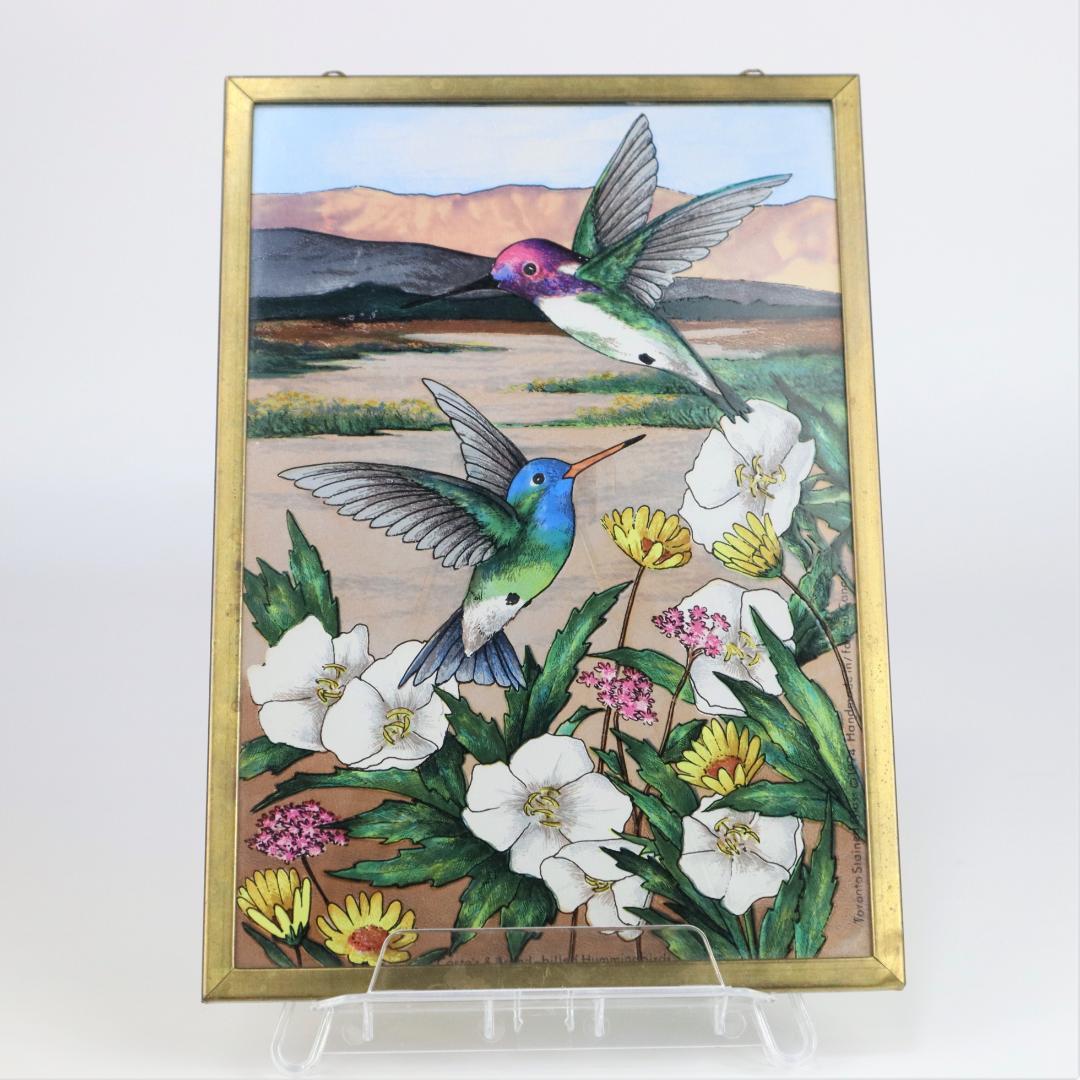 カナダ トロント社製 ステンドグラス サンキャッチャー ハチドリ