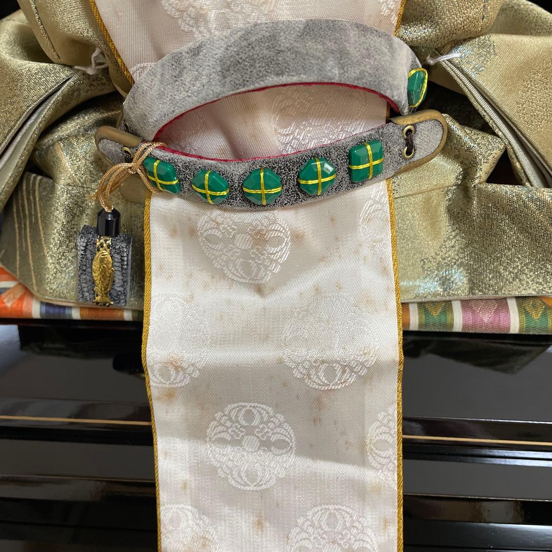 Ａ雛人形 三段飾り 十二単衣 弥生雛 長月作　Ａ＋Ｂ購入必須