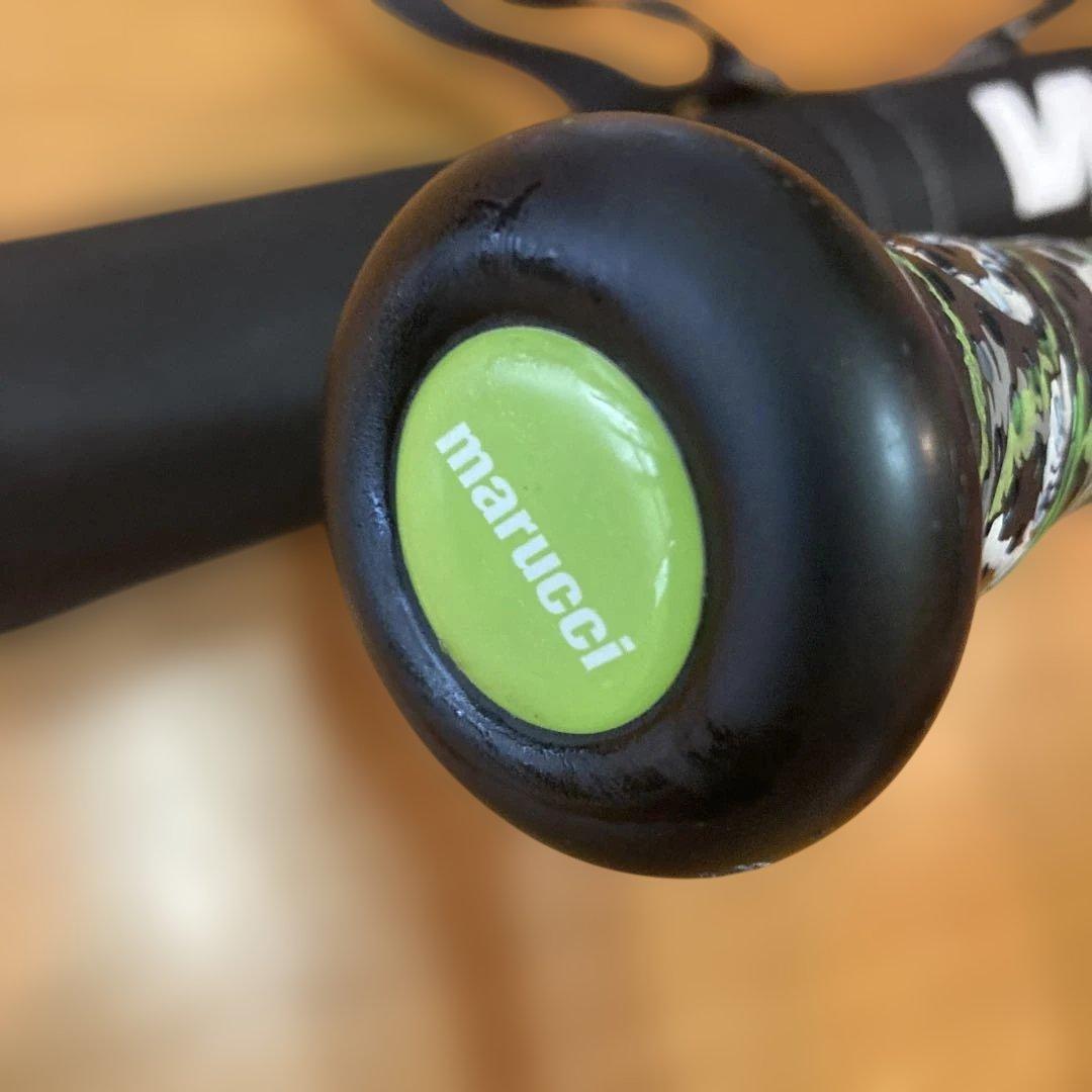 【一般軟式】Marucci 軟式バット　緑ワニクラッシャー　専用ケース付き