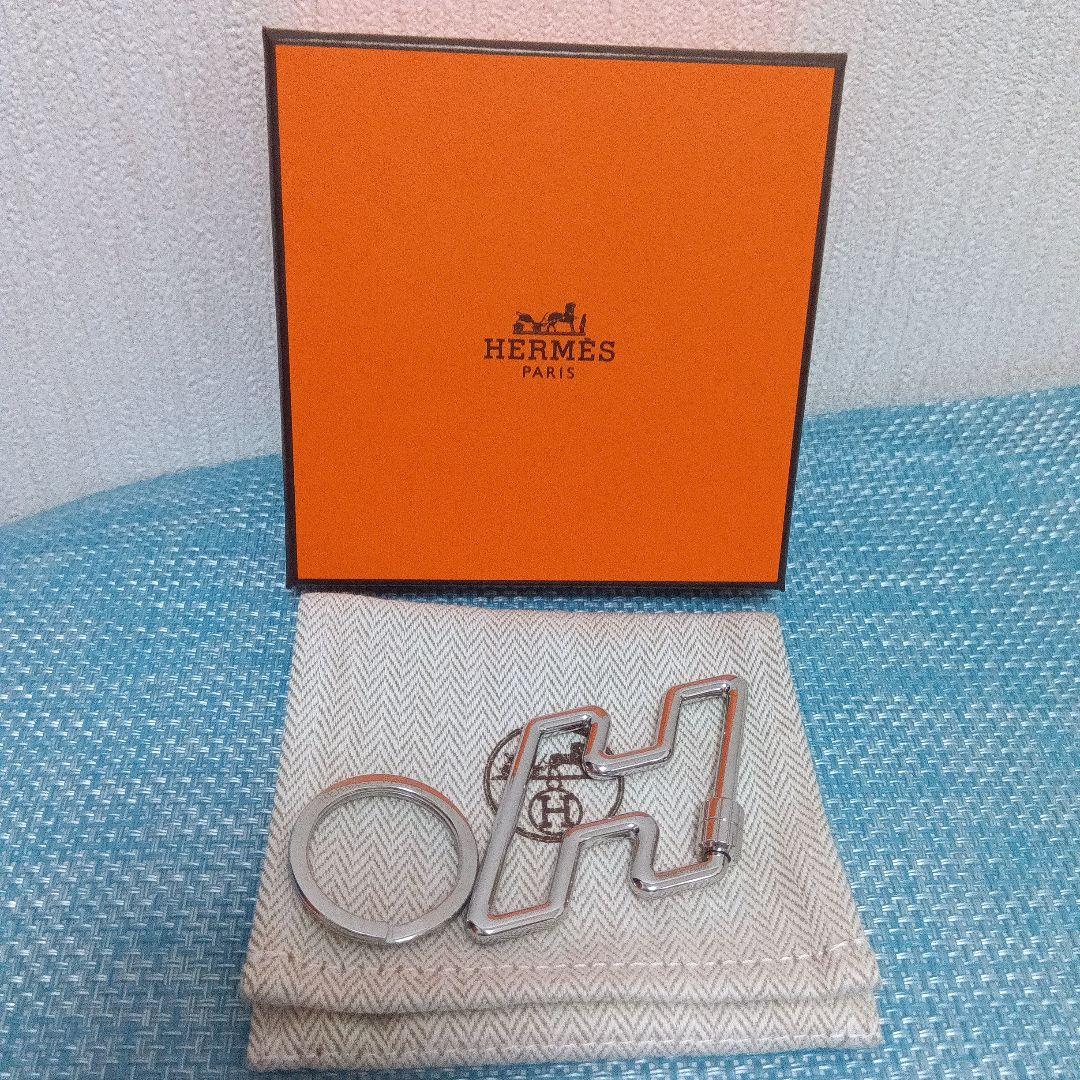 新品　未使用　HERMES　エルメスキーリング　Ｈトゥースピード