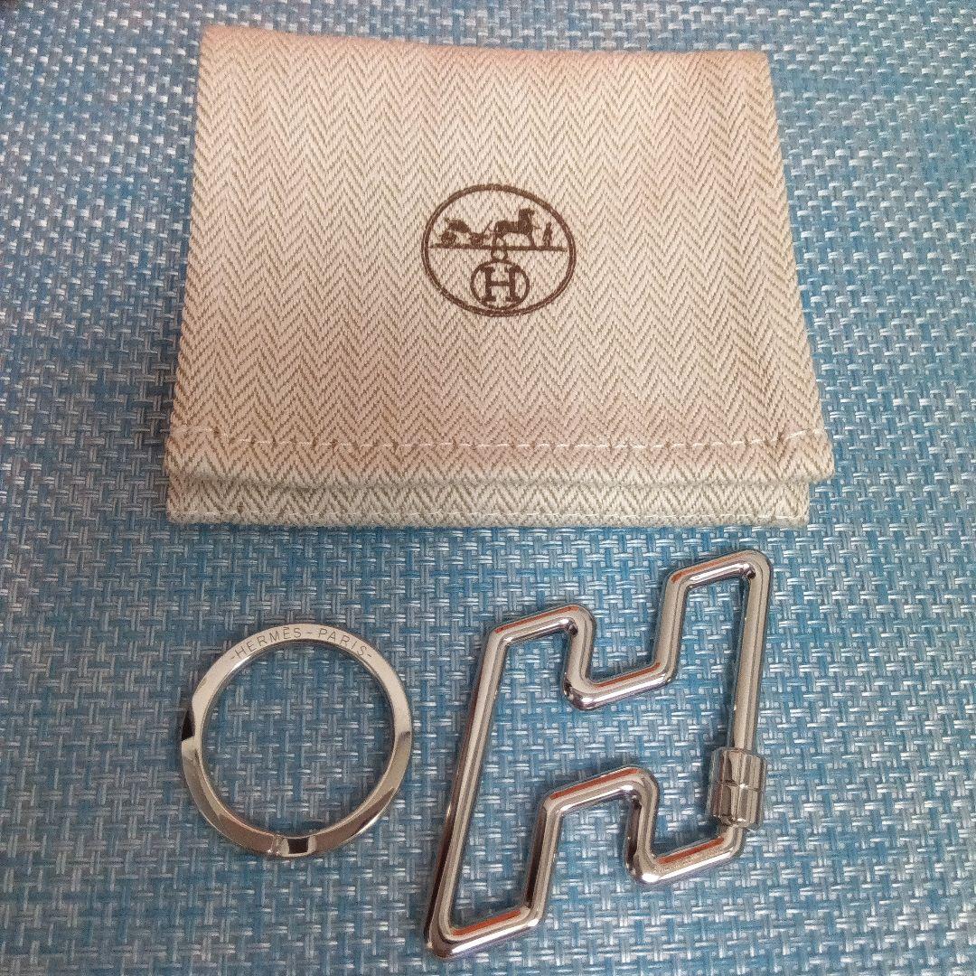新品　未使用　HERMES　エルメスキーリング　Ｈトゥースピード