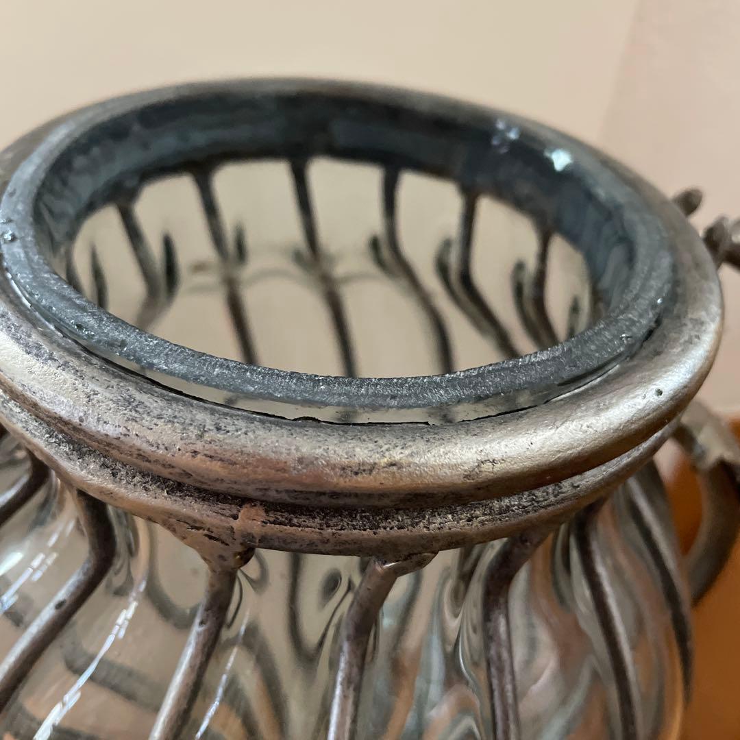 葉山家具　葉山ガーデン　ツイストデザイン フラワーベース　花瓶　オブジェ