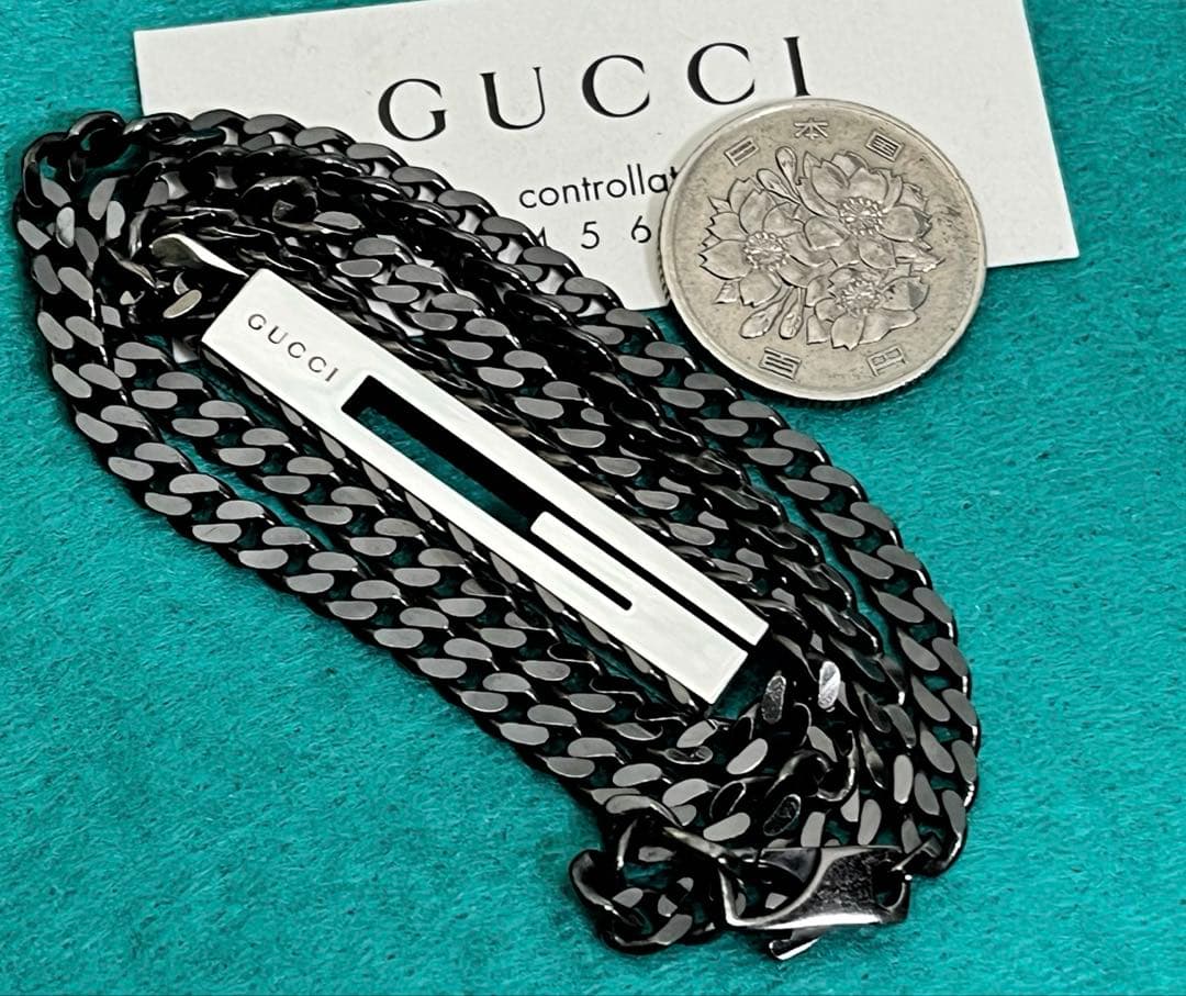 美品‼️GUCCI ラージ‼️Gモチーフネックレス