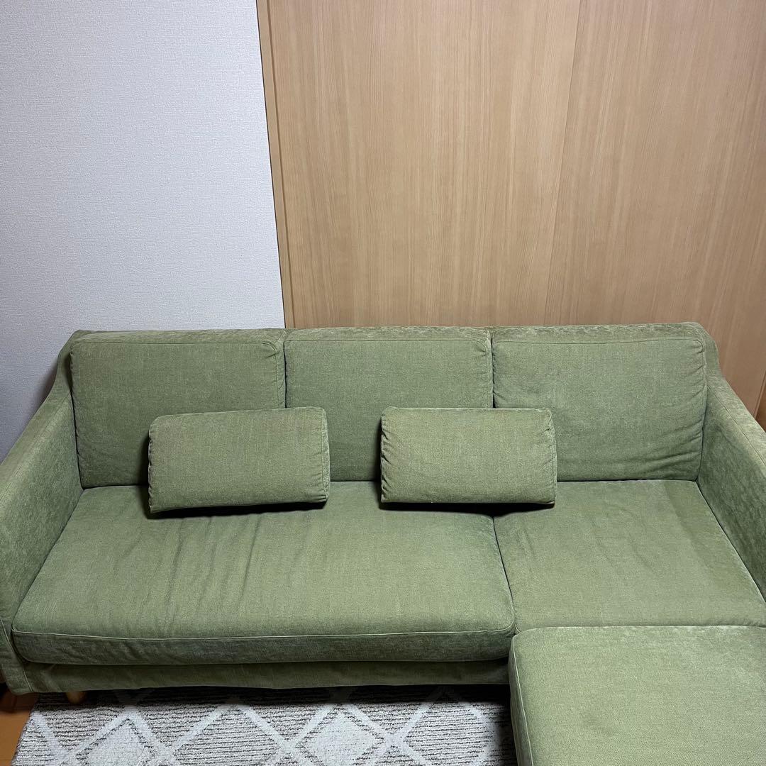 estic 3人掛けソファ オットマンセット 日本製