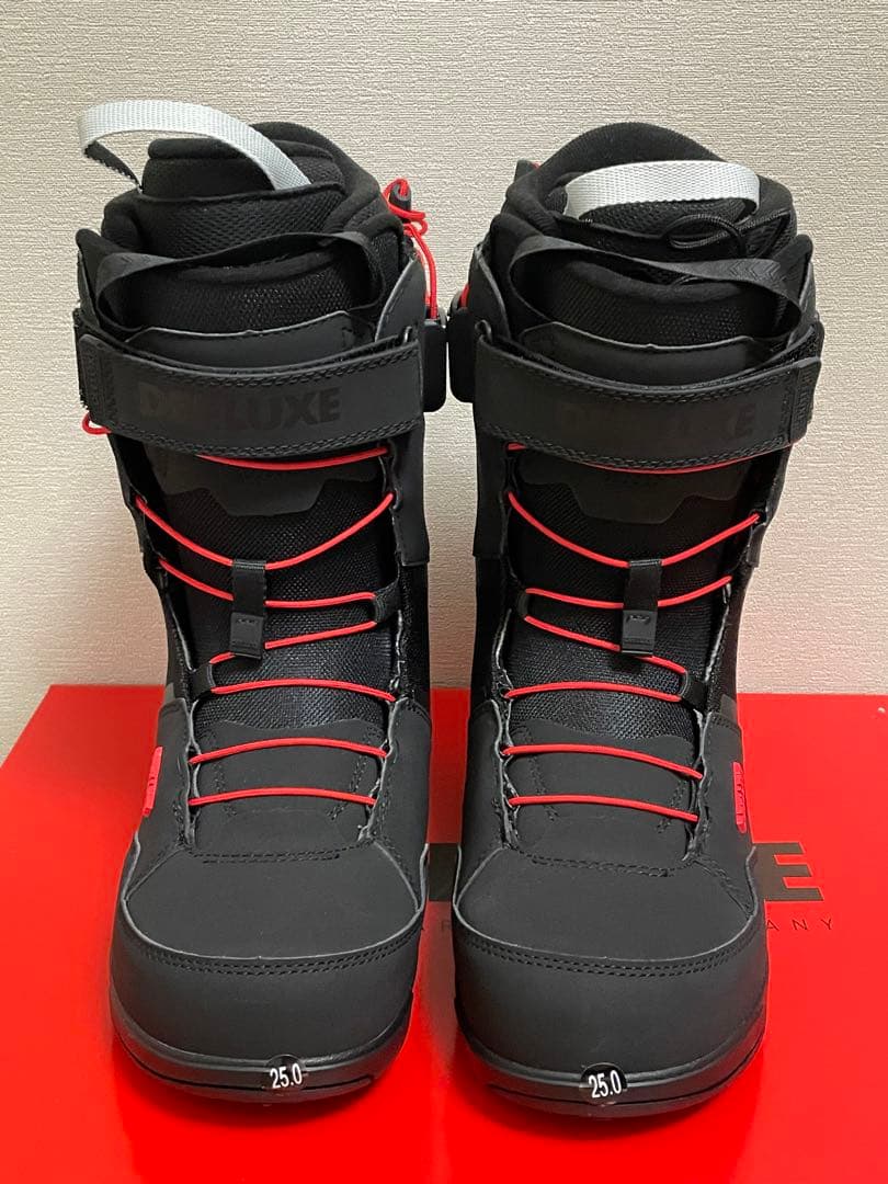 DEELUXE ID Lite 25cm 23-24 ブラック レッド 黒赤