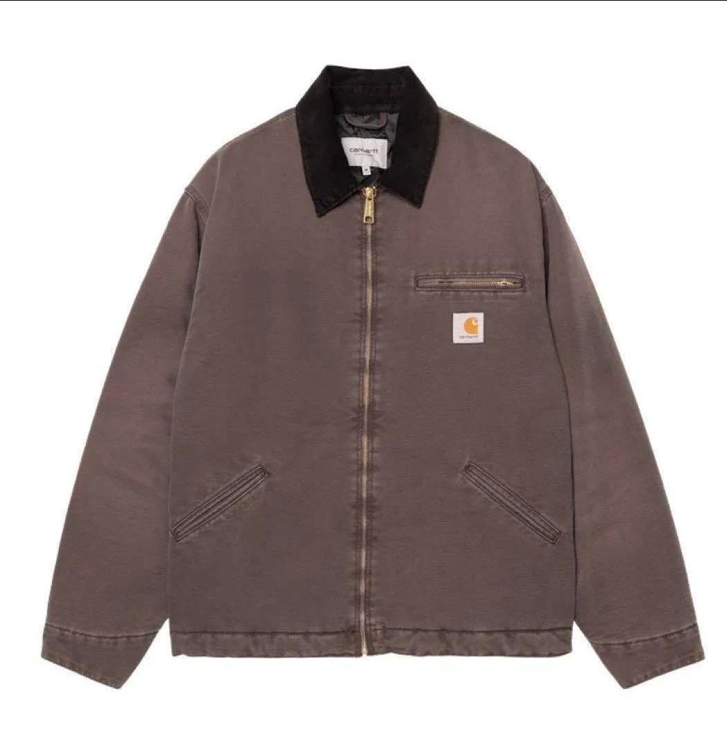 h*6様 Carhartt OG Detroit Jacket S タバコ/ブラ