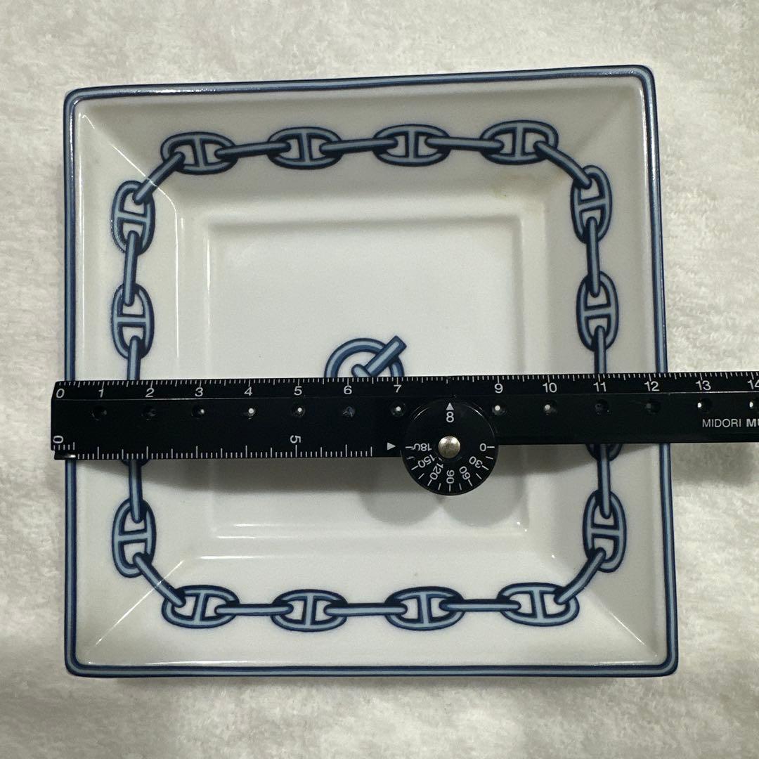 HERMÈS チェーンパターン スクエア灰皿