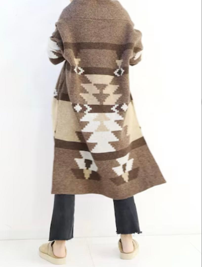 Deuxieme Classe カナディアンセーター　ジャカードニットガウン