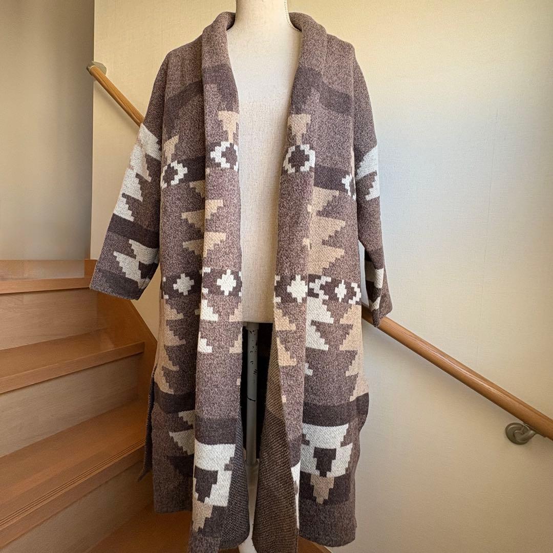 Deuxieme Classe カナディアンセーター　ジャカードニットガウン