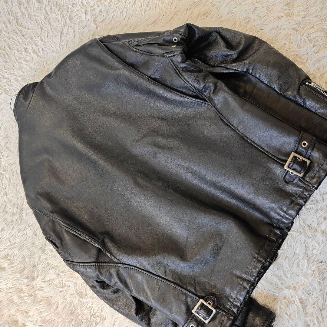 良品 Schott ライダースジャケット 641Q キルティング サイズ38