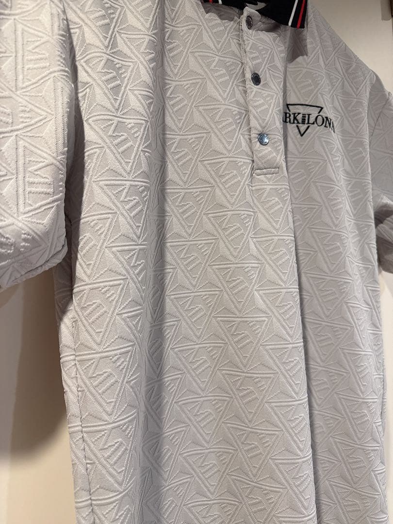 2025 美品 ★ MARK&LONA コード ポロシャツ マーク&ロナ グレー