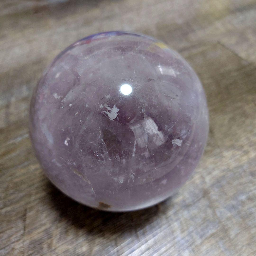 癒しのアメジストスフィア 直径10cm・1.6kg ラベンダー調 天然石 浄化