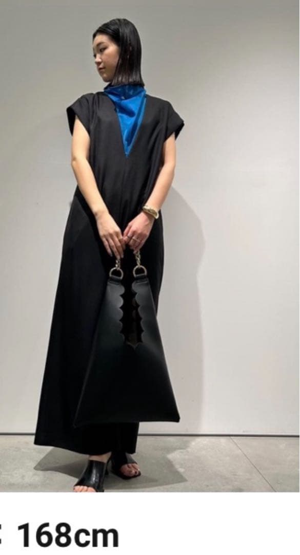 ADORE ブライトツイルコンビネゾン38 新品タグ付き　ブラック