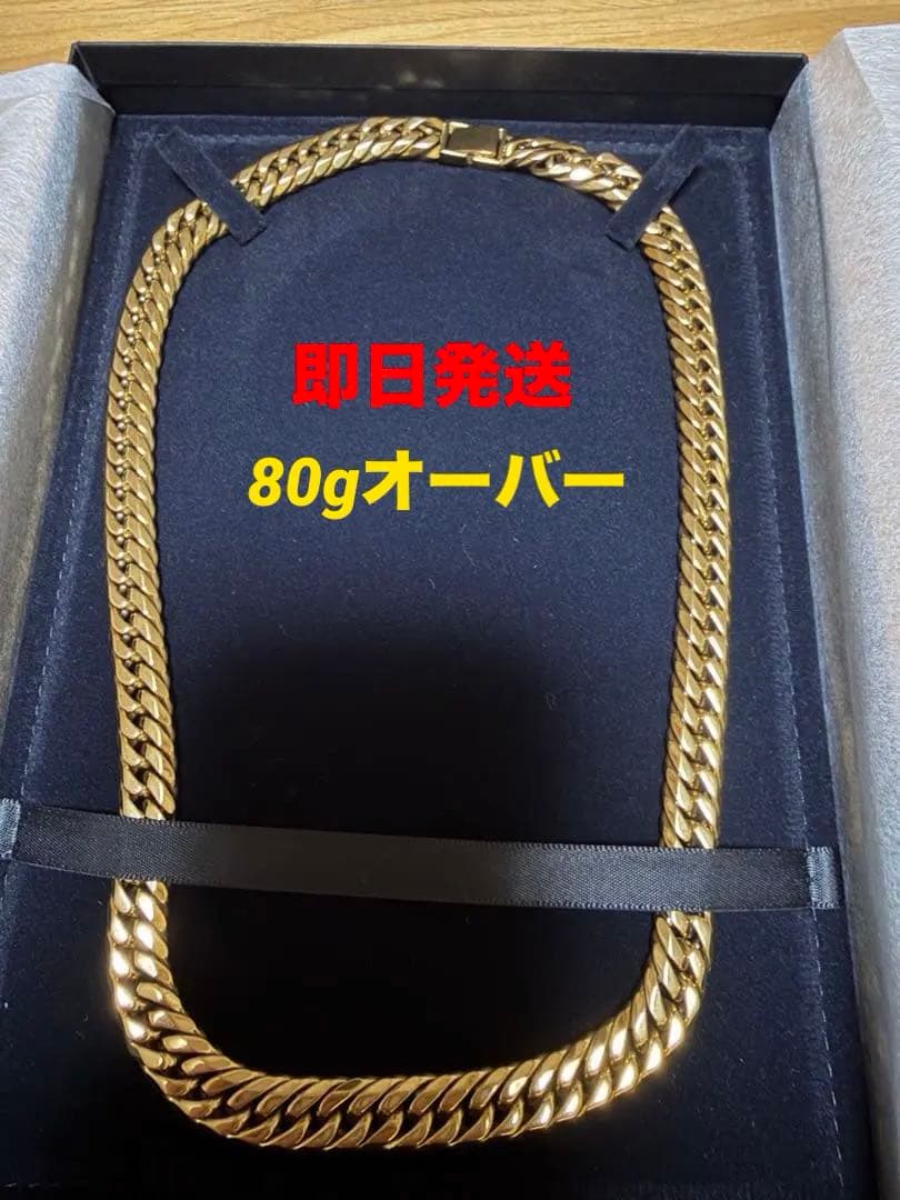 喜平 6面ダブル クレイジーエンジェル 80gオーバー ネックレス ステンレス