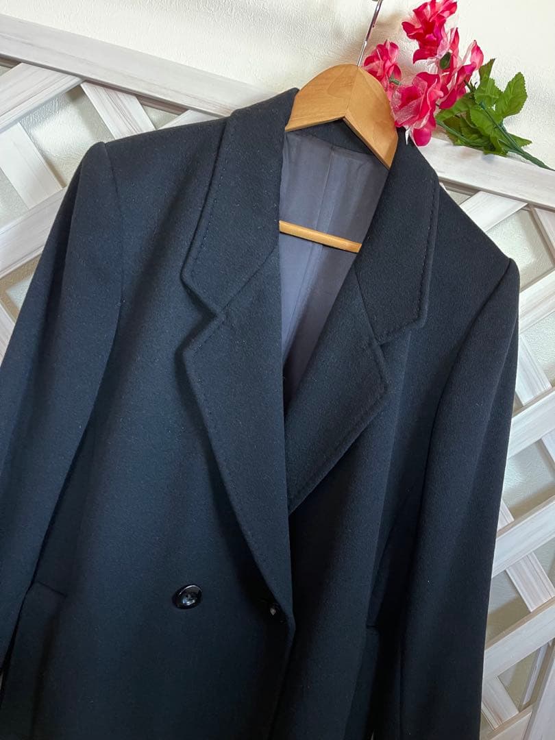 餅*屋様 ⭐︎ カシミヤ100% のチェスター　珍しい⭐︎ 日本製⭐︎⭐︎11号