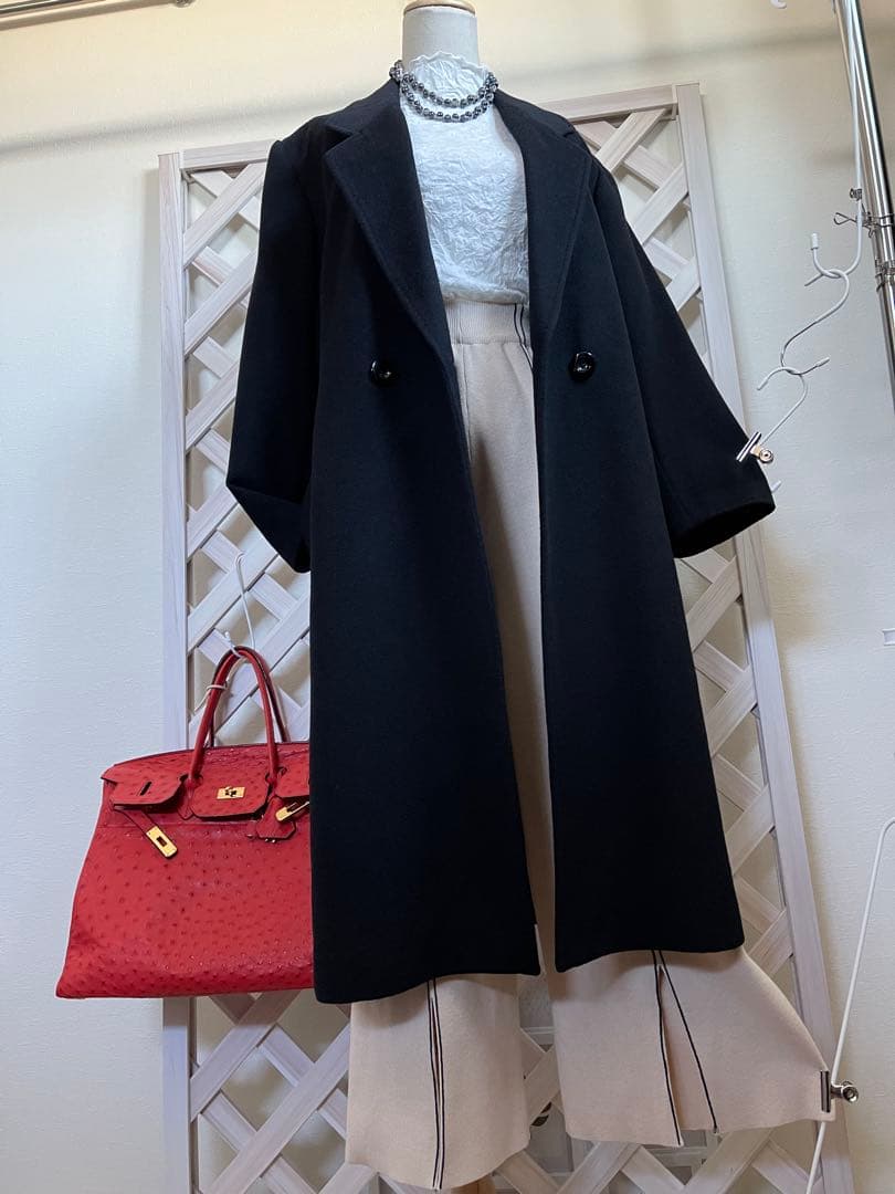 餅*屋様 ⭐︎ カシミヤ100% のチェスター　珍しい⭐︎ 日本製⭐︎⭐︎11号