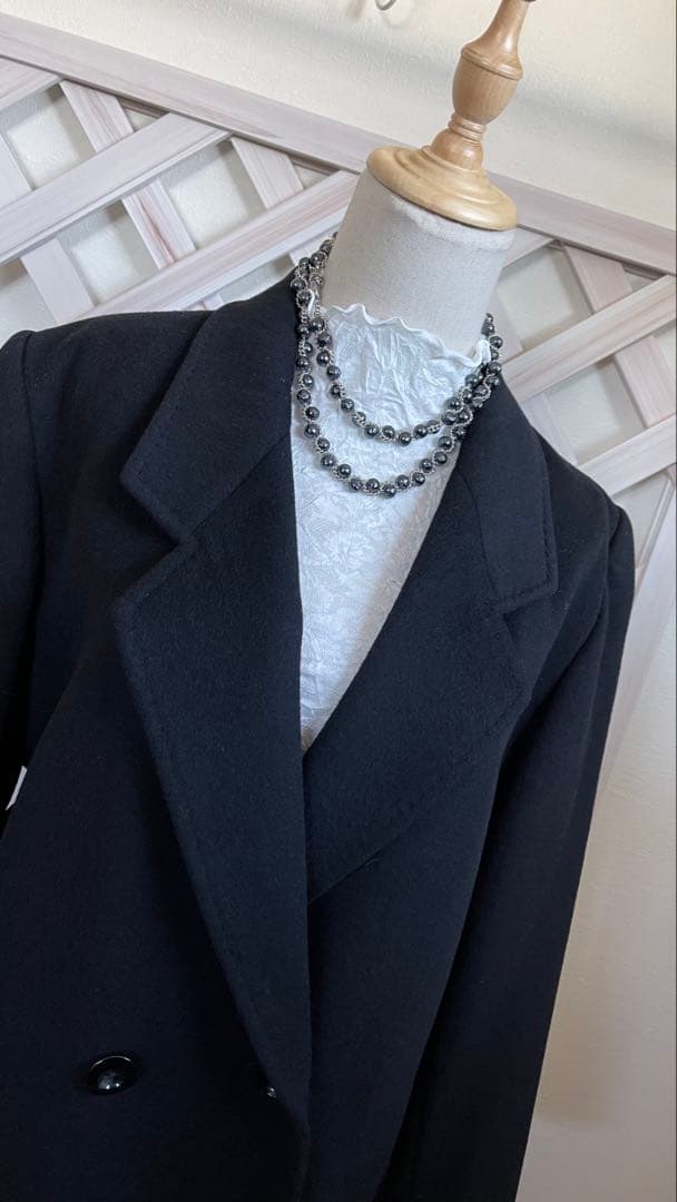 餅*屋様 ⭐︎ カシミヤ100% のチェスター　珍しい⭐︎ 日本製⭐︎⭐︎11号