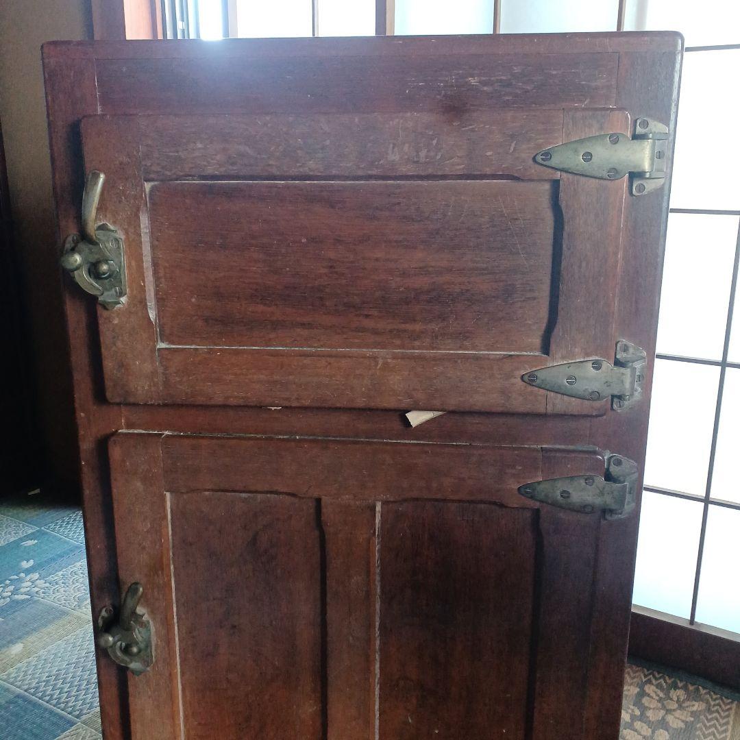 氷　冷蔵庫　レトロ