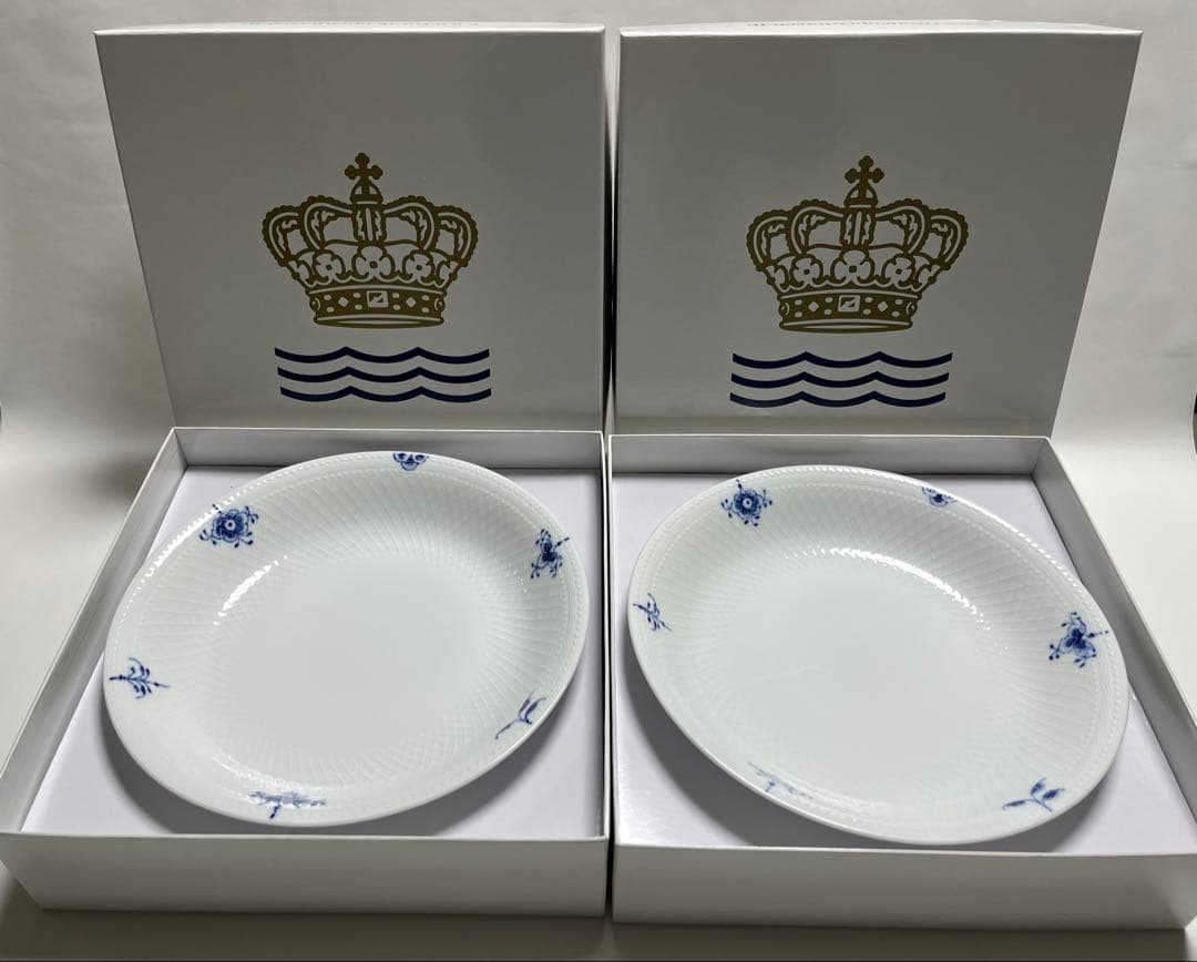 新品未使用　ロイヤルコペンハーゲン　ブルーパルメッテ　ブロッサムBOWL 23㎝