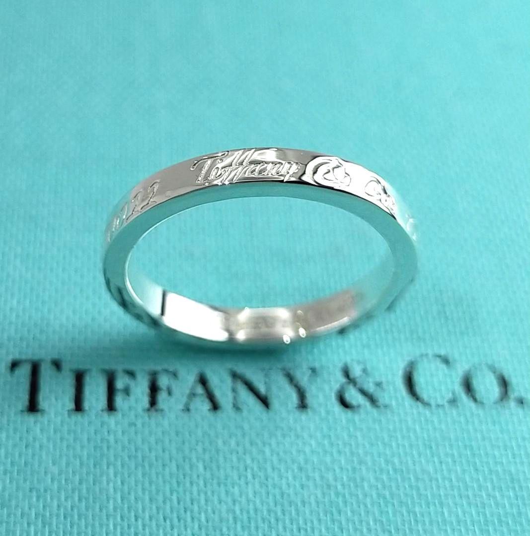 ★SALE★【ティファニー】ノーツ　ナロー　リング　１３号　2609