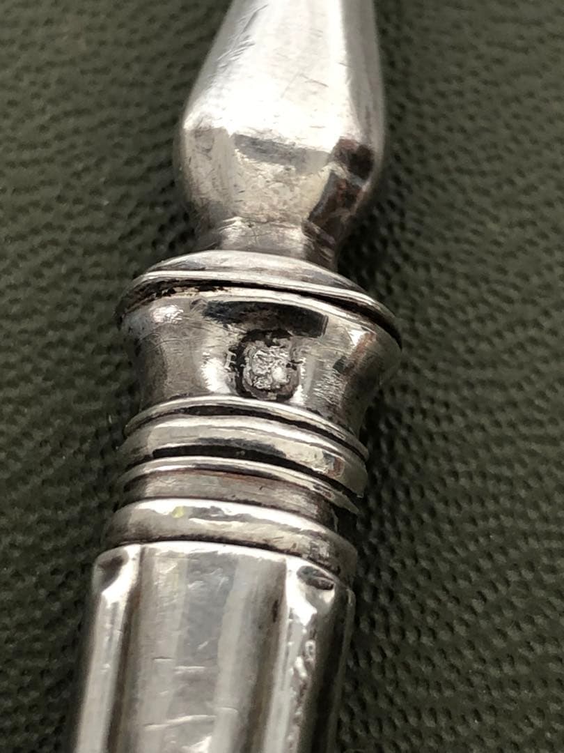 フランス アンティーク　Philippe Berthier 銀製カトラリー3本