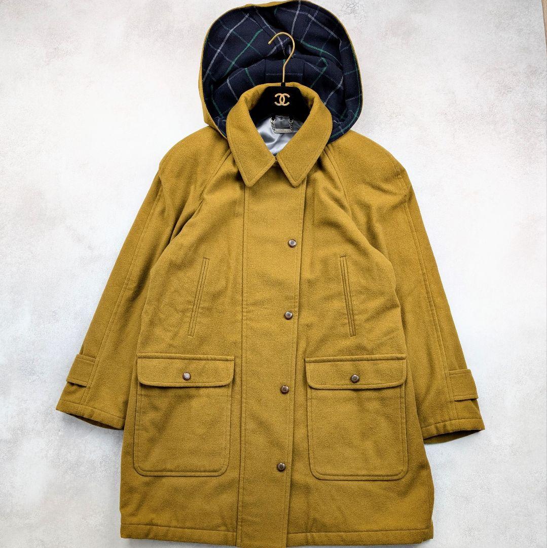 Burberrys バーバリーズ ウールダッフルコート ペンチェック フード付き